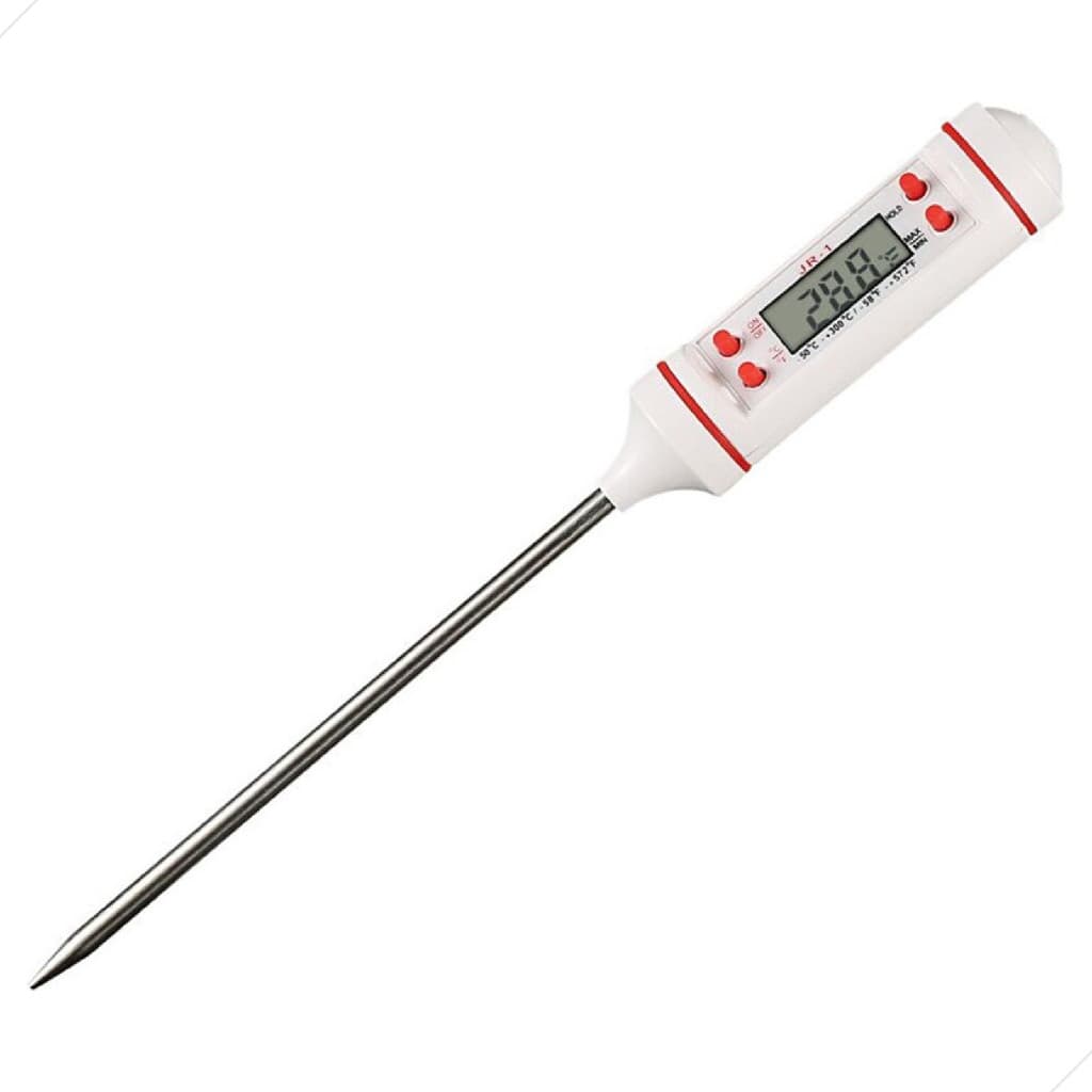 Termômetro Culinário Branco Digital Espeto Cozinha TP-101