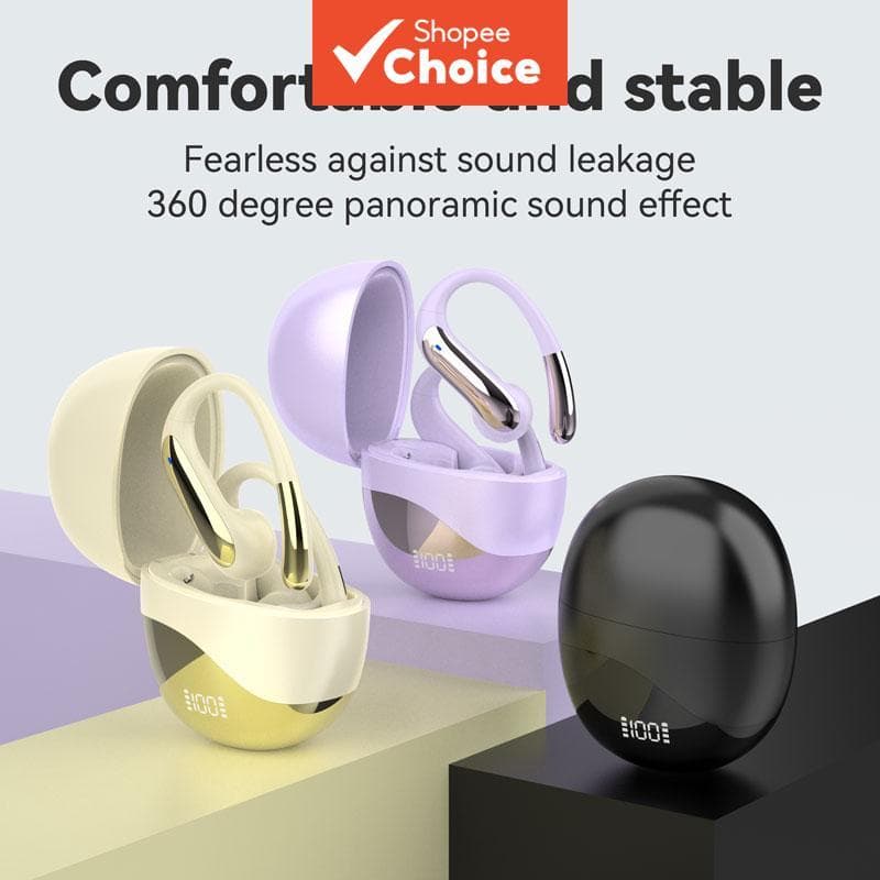 Fones de Ouvido Bluetooth Sem Fio Cancelamento de Ruído Graves Fones de Ouvido para Jogos HiFi Fones de Ouvido Elegantes
