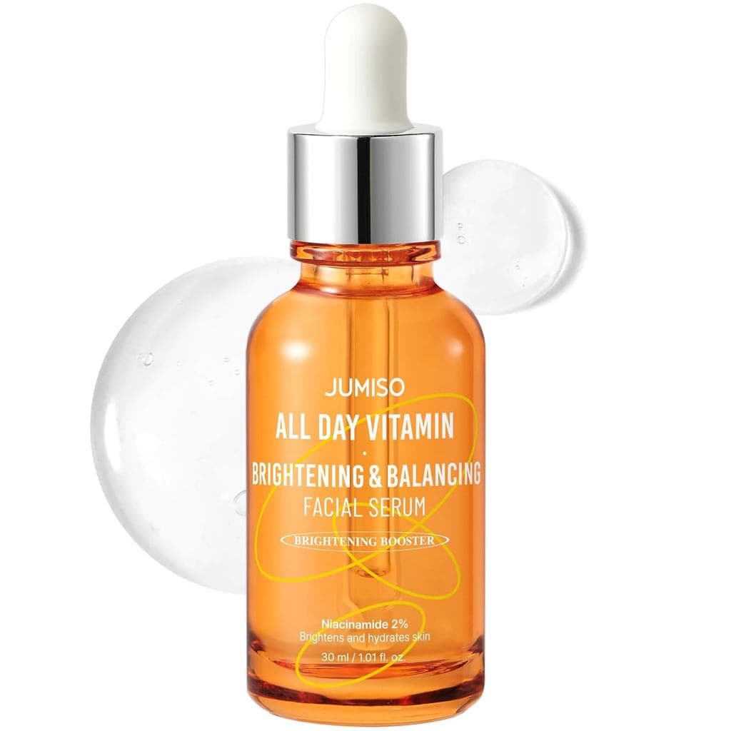 Sérum Facial JUMISO All Day Vitamin, Iluminador e Equilibrante, Presente, Vitaminas C, A, B, D, E, Sérum com Vitaminas, 