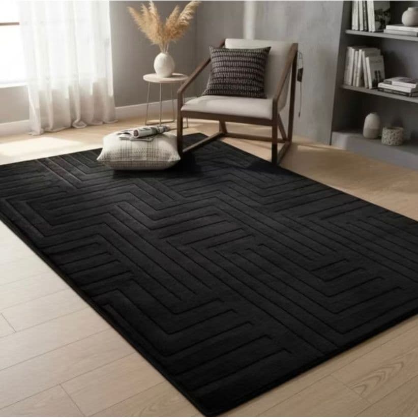 Tapete Itália 1,50 X 2,00 Para Sala Quarto Aveludado Antiderrapante