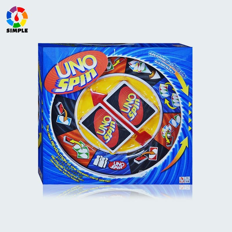 Jogo De Cartas Uno Spin Board Família Amigos Grupo Presente De Aniversário Educacional Família Divertido Brinquedo