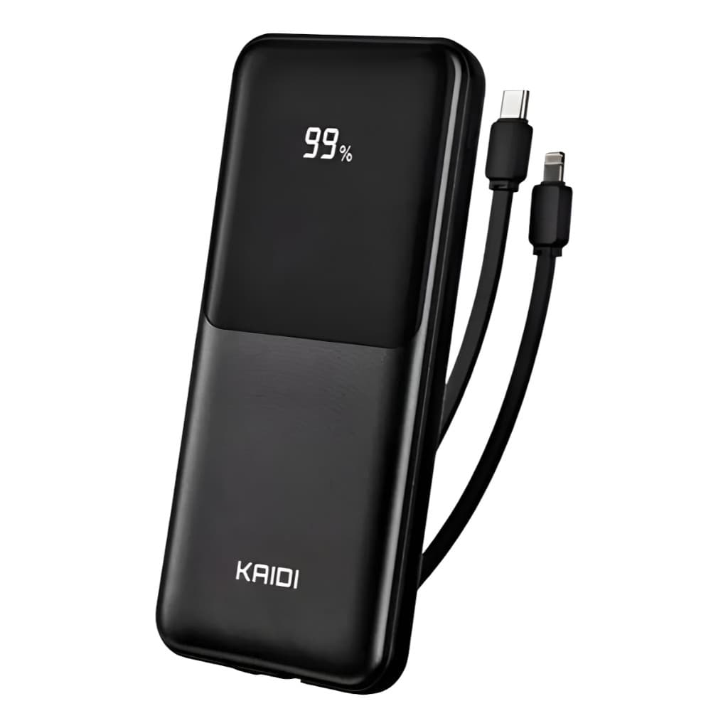 Power Bank Kaidi KD-961/AGOLD BTE-35 10.000mAh Portátil – Carregador Rápido