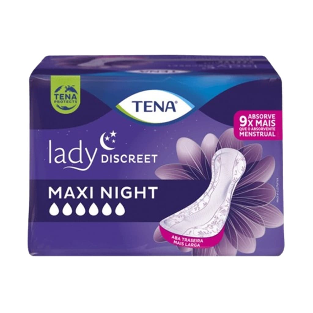 Absorvente Tena Lady Discreet Maxi Night 6 Un