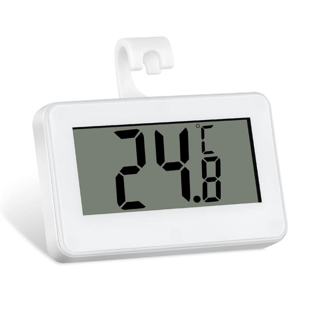 Termômetro Digital para Refrigerador OFFCUP, Termômetro Digital LCD para Refrigerador e Freezer, à Prova d'Água, -20 ° C
