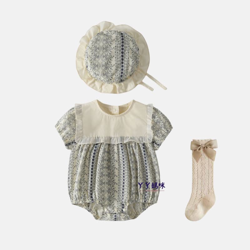 Roupas de bebê roupas de verão roupas de bebê recém-nascido bebê menina Floral mês inteiro cem dias princesa macacão ver