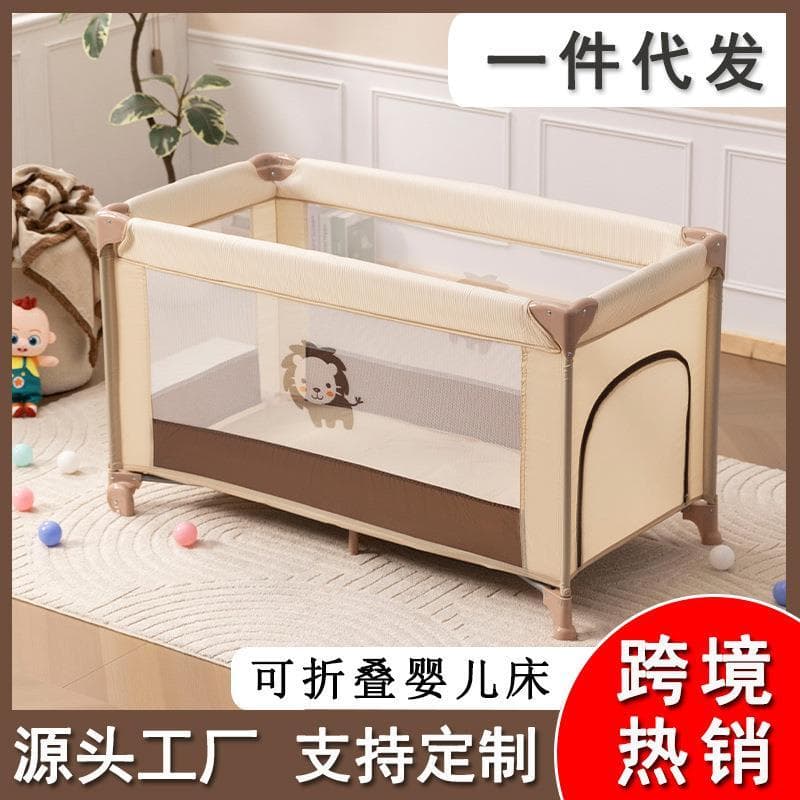 Cross-Border infantil bb cama berço jogo conveniente dobrável berço cama das crianças cama de bebê brinquedo frete gráti