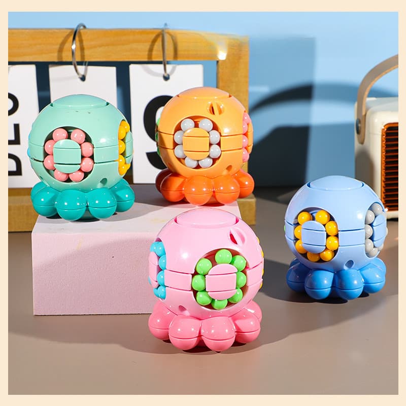 Brinquedo Antiestresse Polvo, Cubo Mágico Transformável, Brinquedo Infantil, Cubo 3D, Brinquedo Educativo