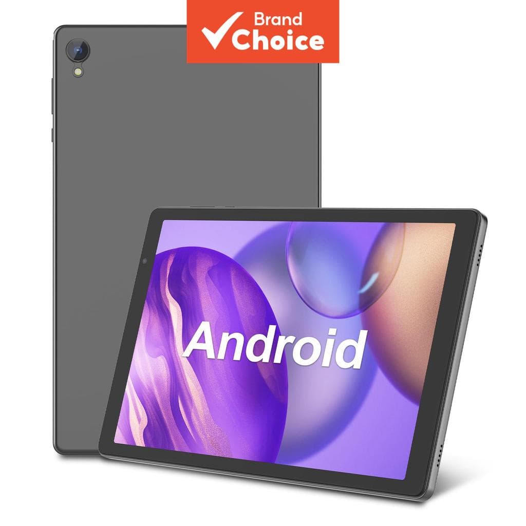 FITIFUN Tablet Android 14 de 10,0 polegadas (2 GB de RAM/32 GB de armazenamento); suporta Wi-Fi 6 5G; capa resistente a