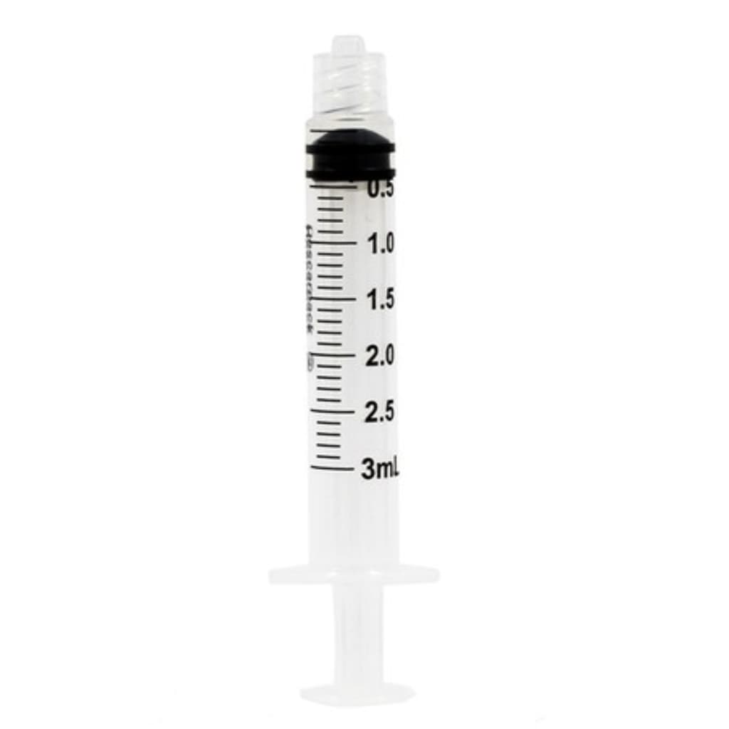 Seringa sem agulha 03 ML Luer Lock Descartável caixa com 100 unidades  - Descarpack