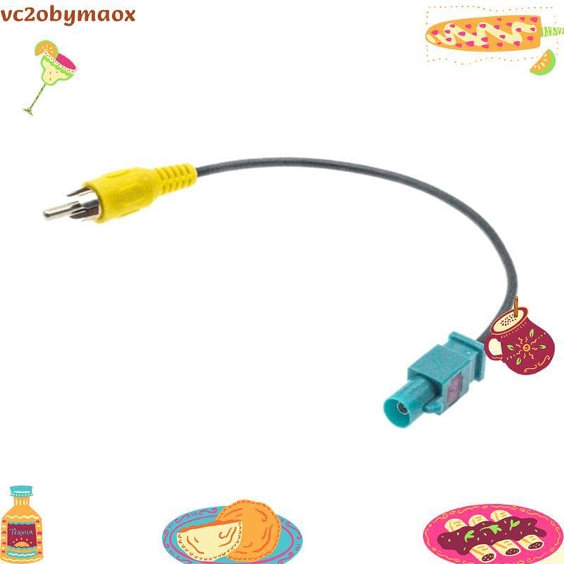 Para-Cabo Adaptador De Câmera De Visão Traseira Fakra Conector Linha De Ré Fio De Conversão Do Carro vc2obymaox.br
