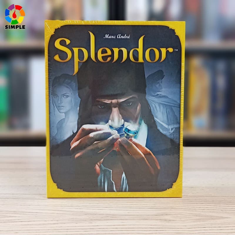 Jogo de tabuleiro Splendor em versão completa em inglês, um jogo de cartas para festas em família adequado para adultos 