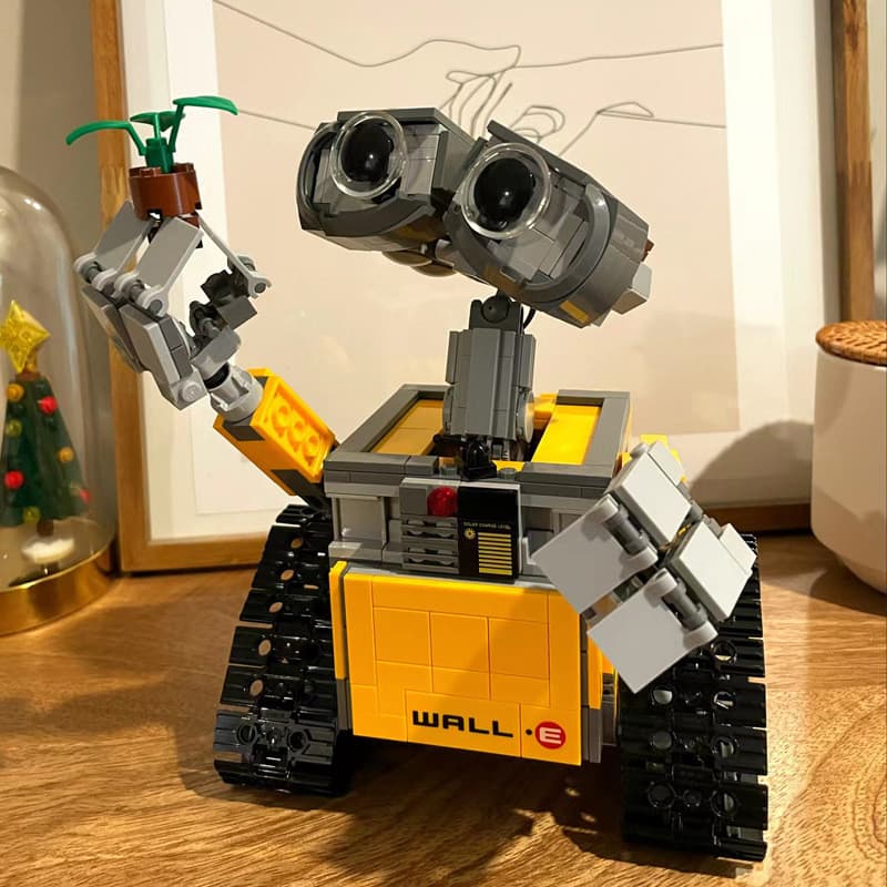 Compatível com o brinquedo de blocos de montar LEGO 21303 Star Wars Series WALL-E Robot.