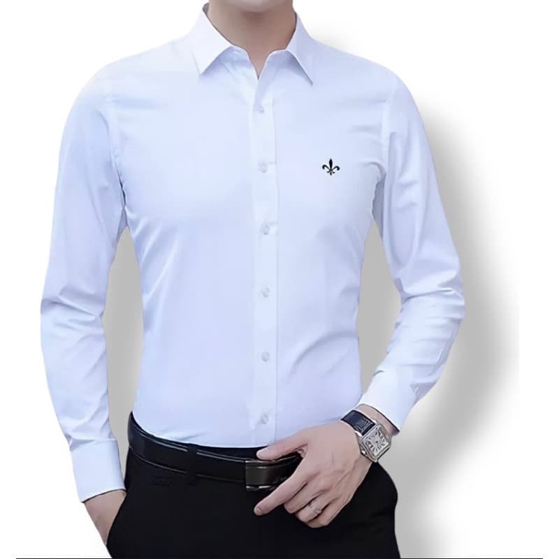 Camisa Social Masculina Manga longa Slim Fit D para eventos, Casamento, batismo e festas. Camisa casual masculina social