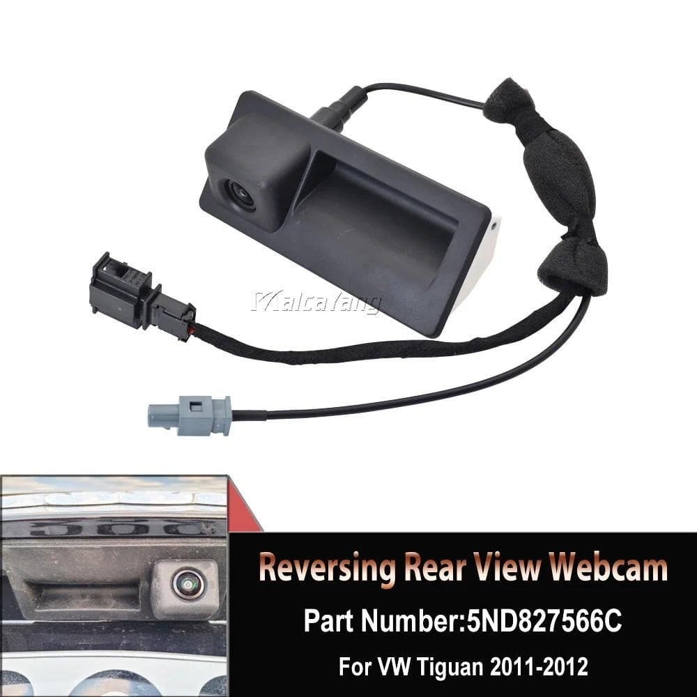 5o 5o827566c Para VW Tiguan A4 A5 S4 S5 A6 A7 S6 S7 Q5 Carro Invertendo Visão Traseira Webcam Estacionamento Câmera De A