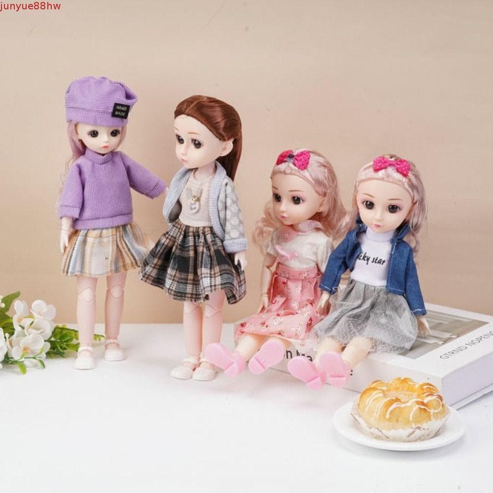 JUNYUE Princesa Vestir Bonecas Bjd , Cabelo Longo Articulado Bola 30cm Boneca Com Roupas , Anime