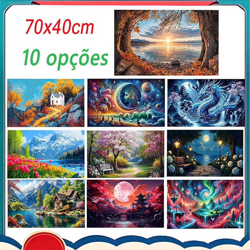 Pintura de diamante quadrada 5d adequada para pintura de adultos ou crianças