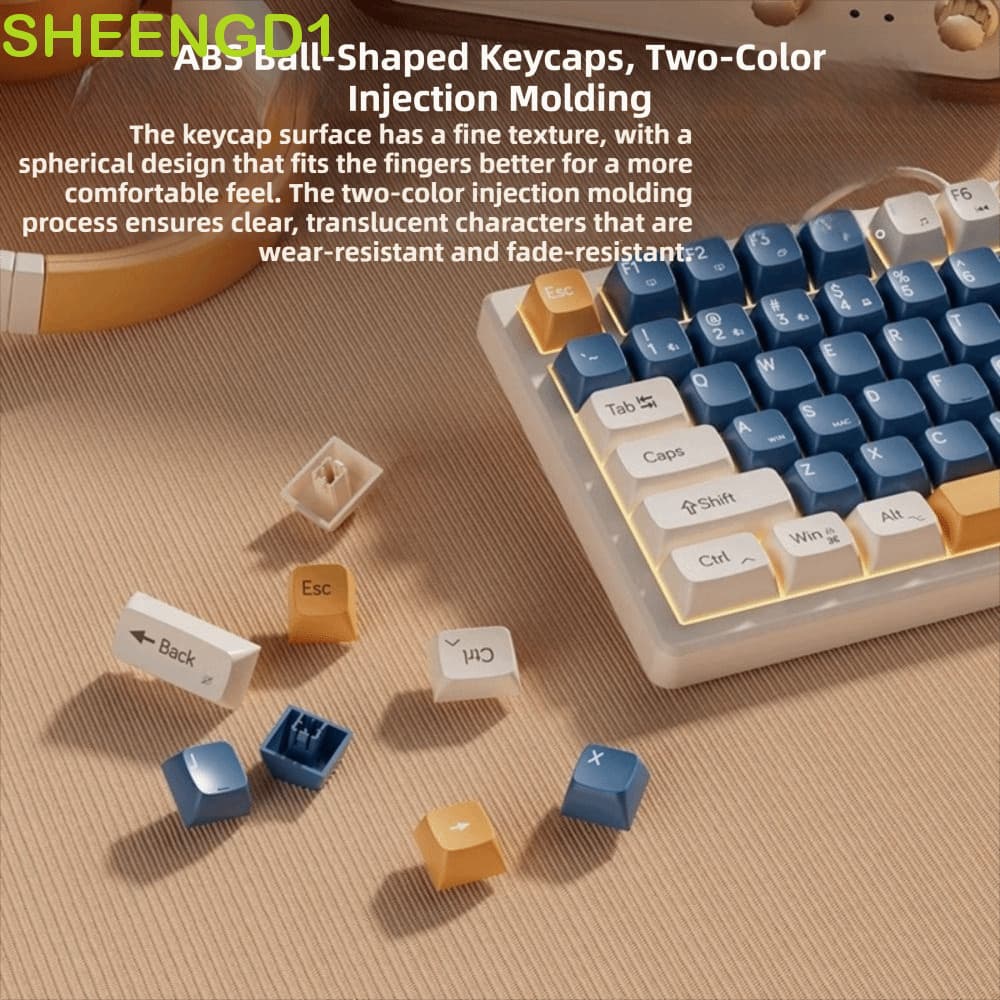 Teclado Mecânico Para Jogos SHEENGD1 , Com Sensação Mecânica De Conexão Fio Ultrassilenciosa , Layout Compacto