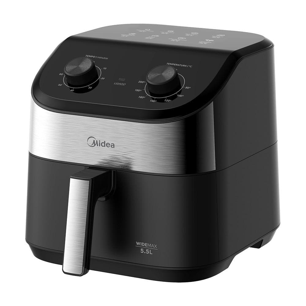 Fritadeira Midea 5,5L FWM55P2 Sem Óleo com Convecção, Prática e Fácil de Limpar
