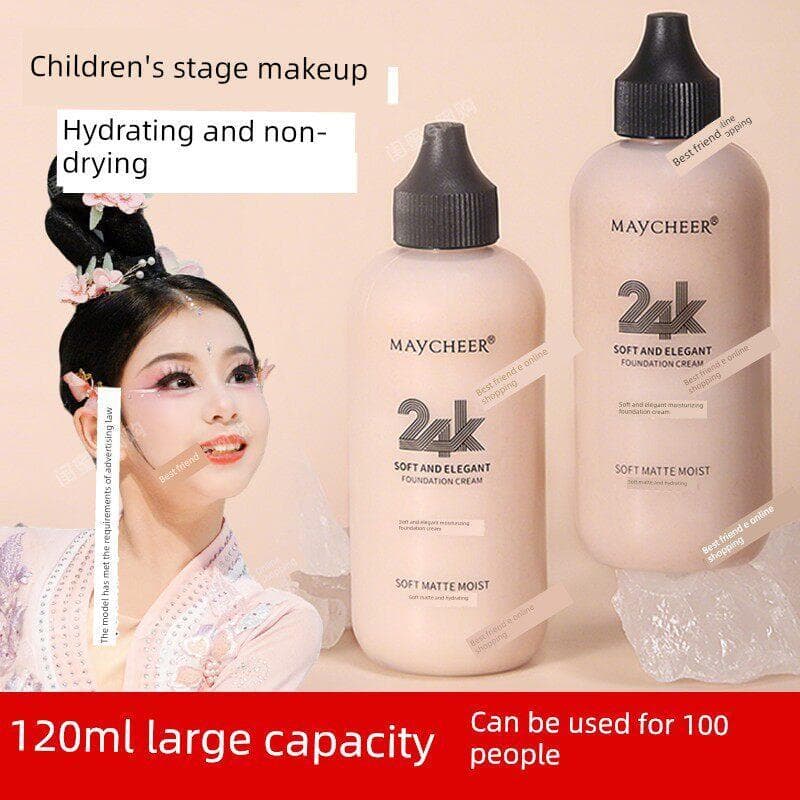 Performance Stage Maquiagem Base Líquida Garrafa Grande BB Creme Hidratante de Longa Duração Base de Maquiagem Não-Take-