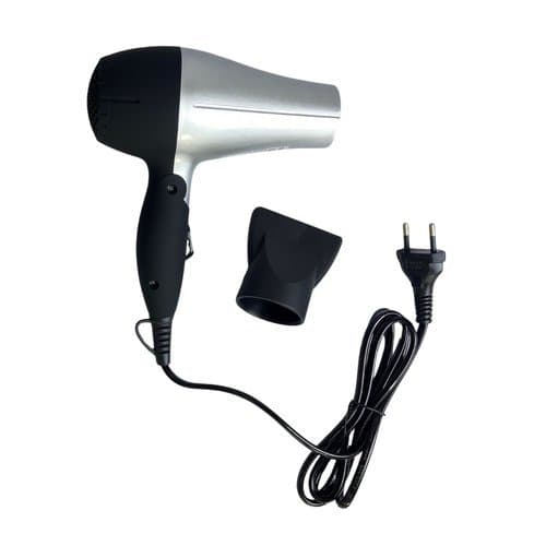 Secador Cabelo Portátil Dobrável 1200W Bivolt Compacto Leve Profissional Viagem 2 Velocidades Jato Frio