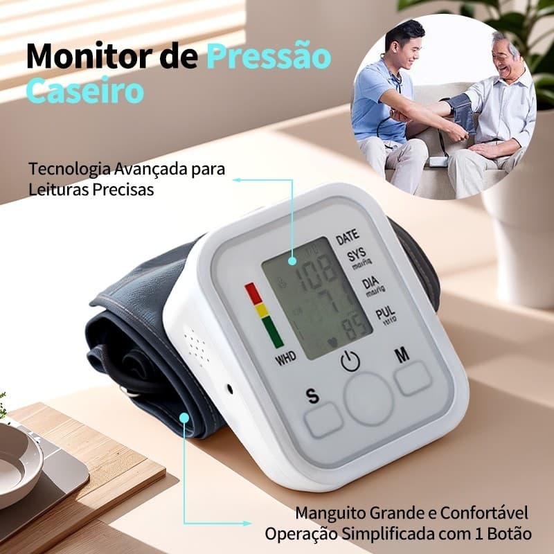 Aparelho Medidor De Pressão Arterial Digital De Braço XYY-B06