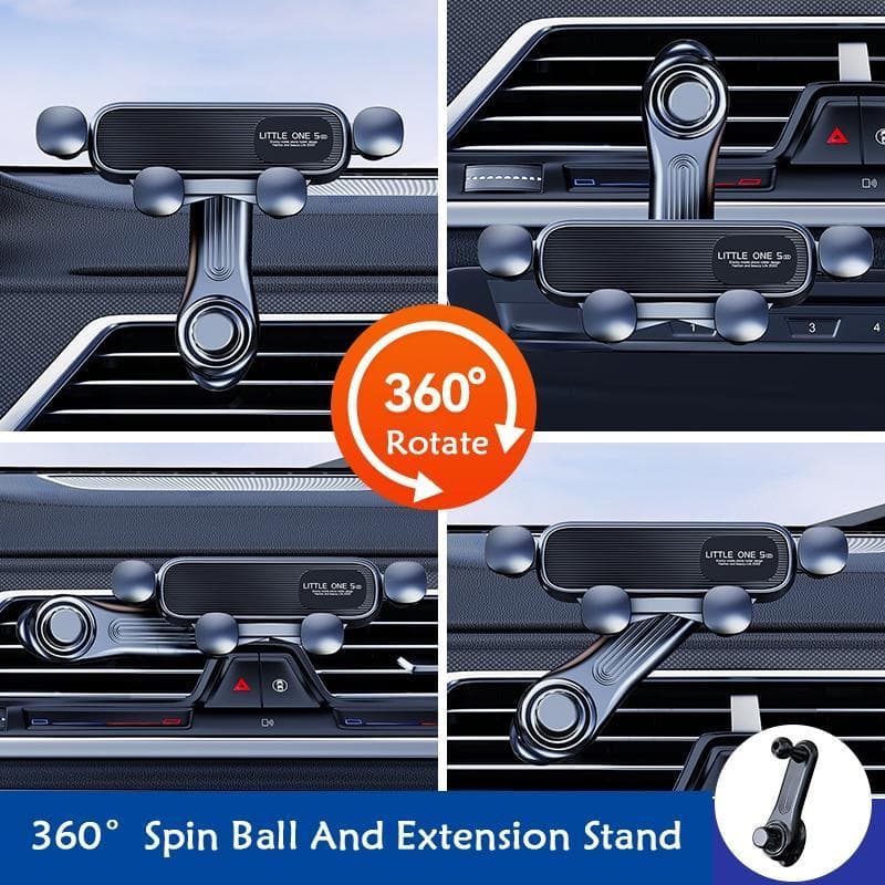 360 °     Suporte giratório para celular no carro, suporte para saída de ar do carro, suporte para celular na saída de a
