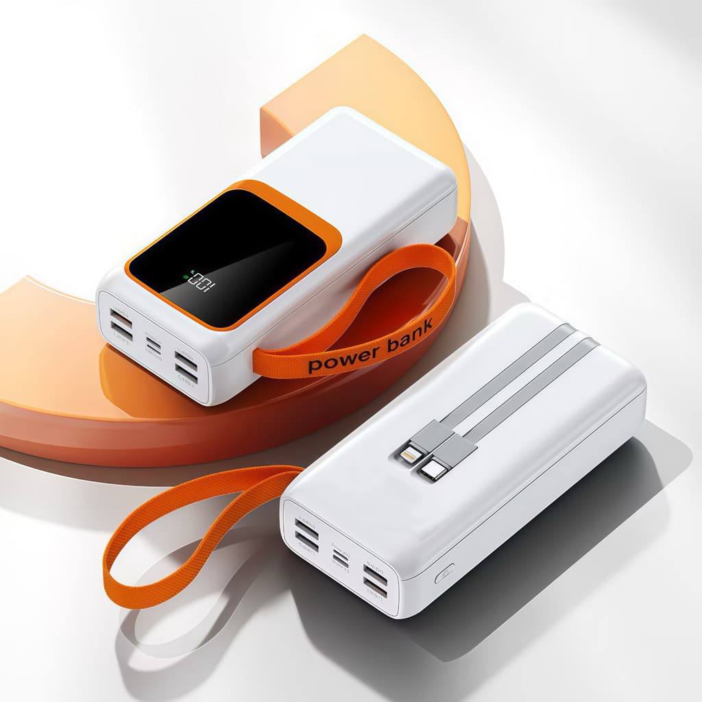 Carregador Portátil Power Bank Grande 20000mah Turbo 22.5W PD Rápido