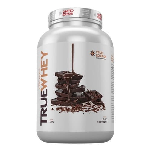 True Source Whey Protein Dark Chocolate Colágeno Verisol 837g 23g de Proteina