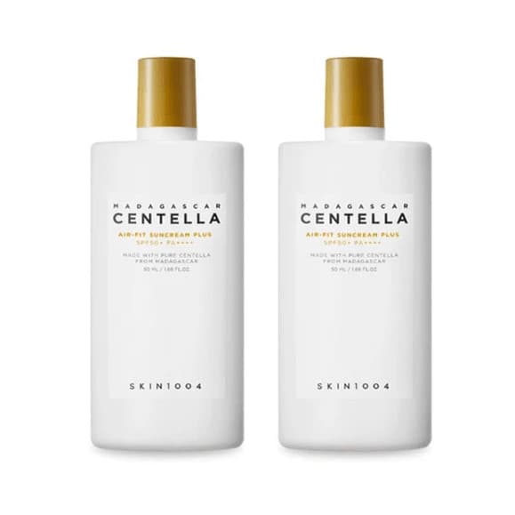 Madagascar Centella Asiatica Creme Protetor Solar Aprimorado Leve Respirável 50ml - Loção Protetor Solar Facial Diário R