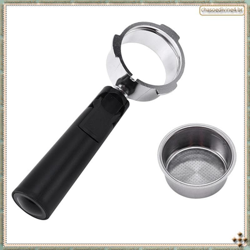 Portafilter De Café Sem Fundo De Aço Inoxidável De 51 Mm Para Acessório Profissional De Cafeteira Expresso # [CABR3]
