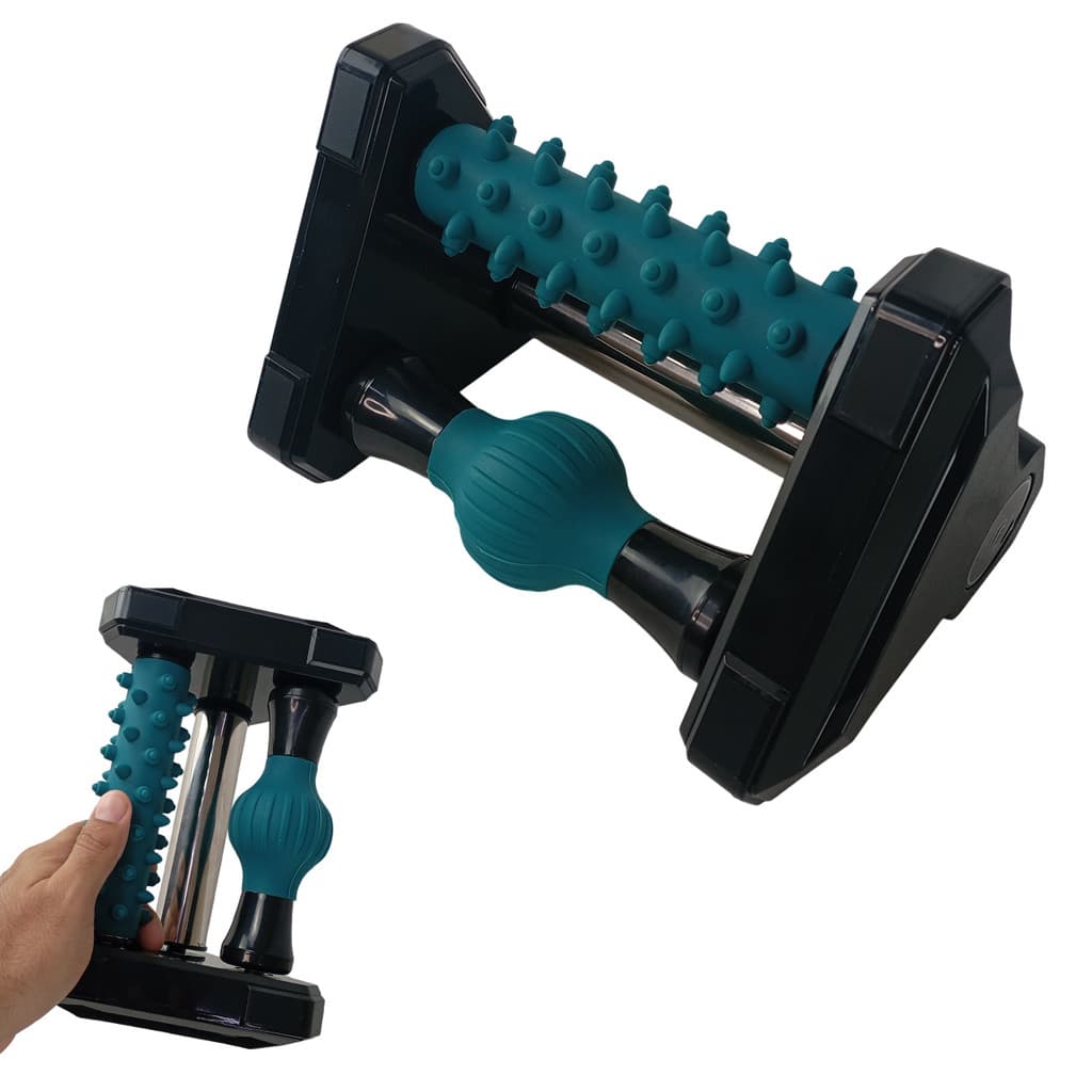 Massageador Pes Aquecedor Muscular 3 Em 1 Fascia Plantar Multifuncional Bem Estar Fascite Alivio Dores Relaxador