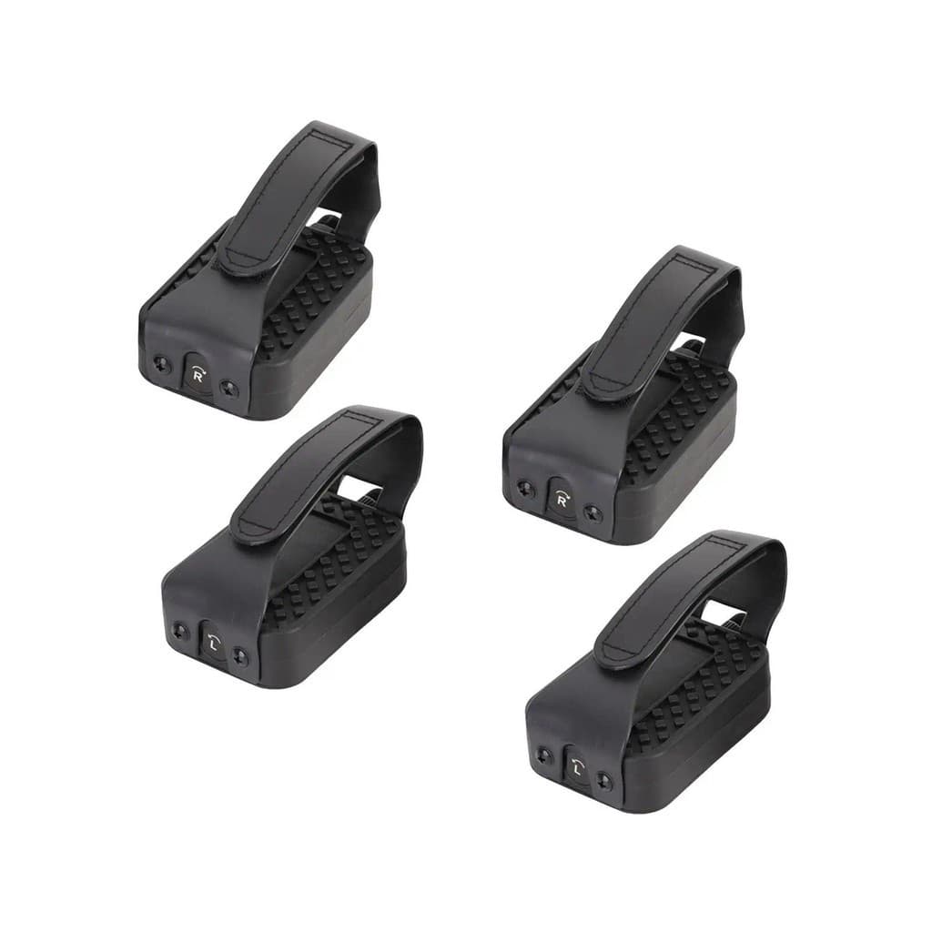 2 Pedais De Bicicleta Ergométrica Ciclismo Interno Antiderrapante Multifuncional Preto Equipamento De Fitness Para Bicic