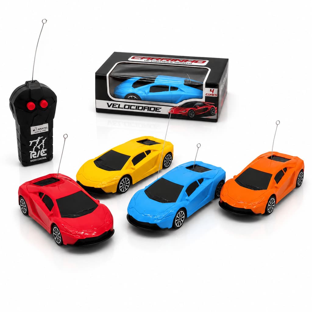Carrinho Controle Remoto Super Esportivo Funções Frente Ré