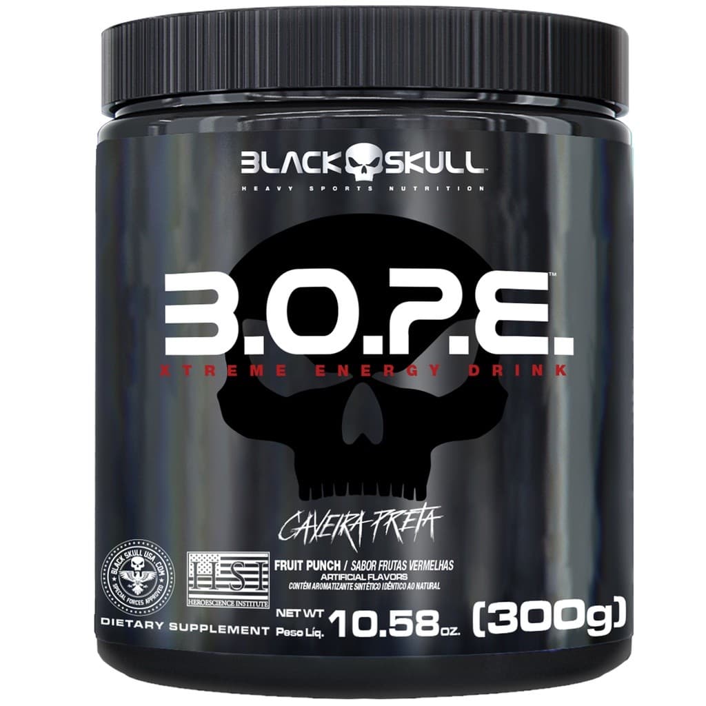 Pré Treino Bope 300g - BlackSkull - 60 Doses