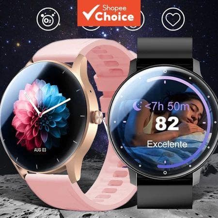 Relógio inteligente de monitoramento de saúde, smartwatch feminino e masculino, relógio esportivo, verão 2026
