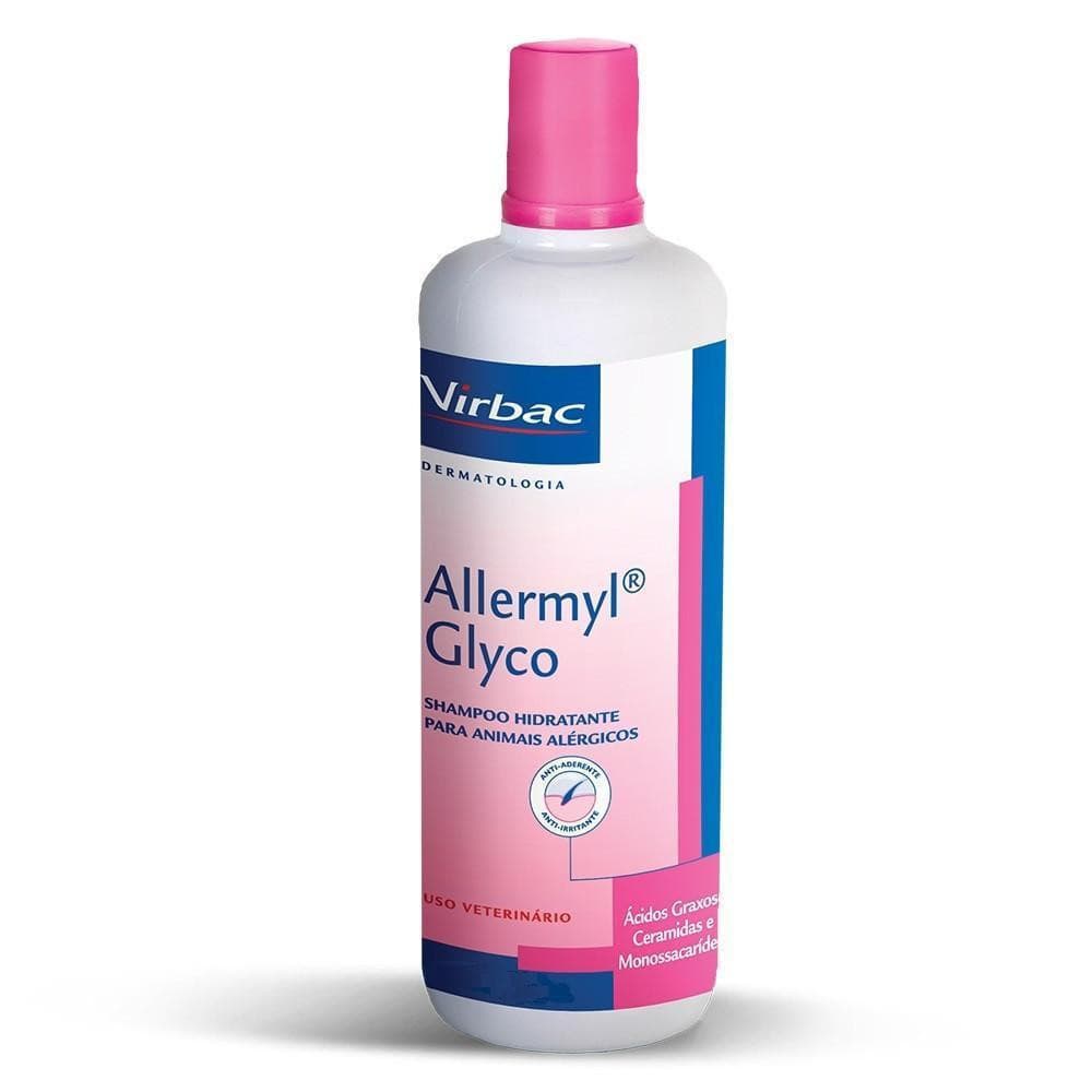Shampoo Hidratante Allermyl Glyco para Animais Alérgicos 250ml Virbac