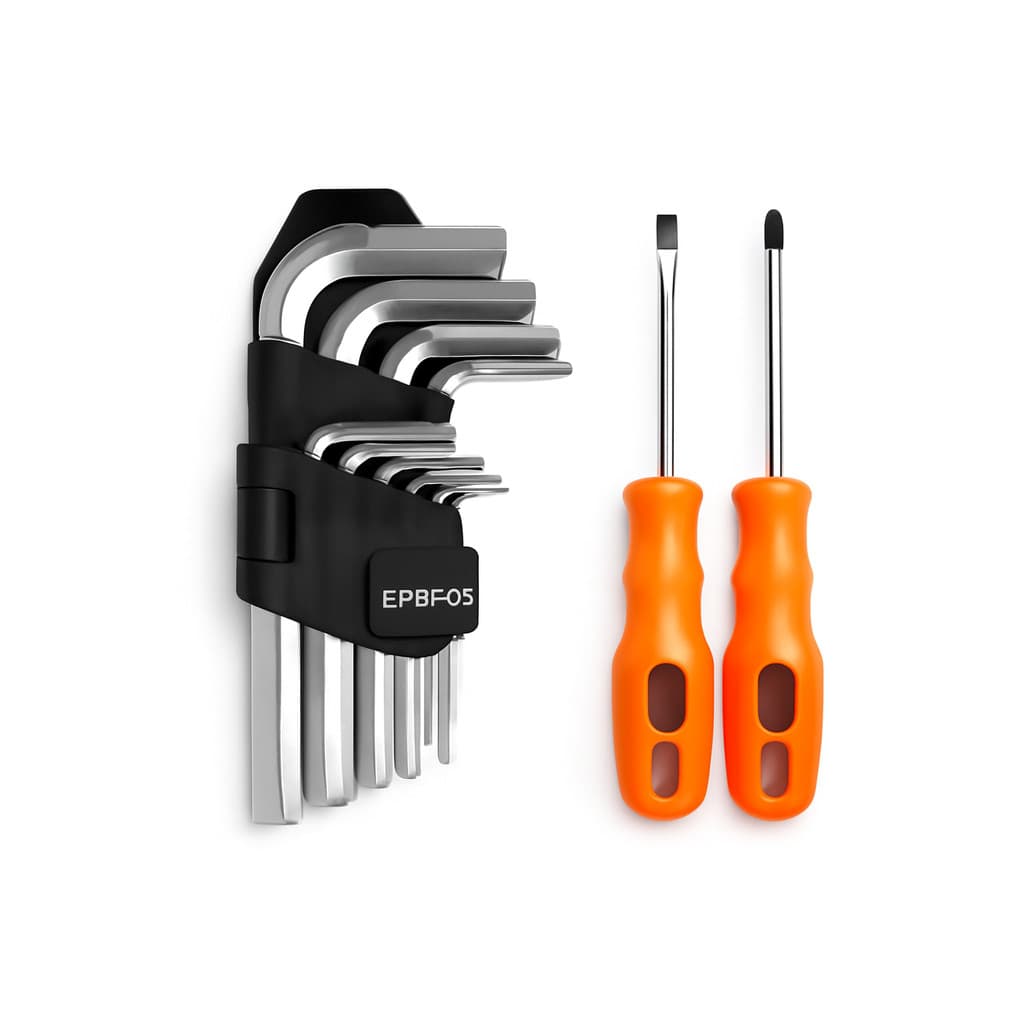 Kit de Ferramentas Profissional: Jogo de Chaves Allen 9 peças + Chave Fenda e Phillips  – Conjunto Completo
