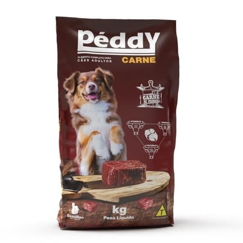 Ração 15kg Peddy Carne Para Cães Adultos Todas As Raças - Ração Para Cachorro 10kg e 15Kg
