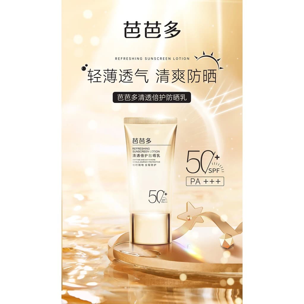Babado Novo Estilo Loção Protetor Solar 40ml de Alta Potência Ultra-Longa Sensível Isolamento de Pele Protetor Solar Luz