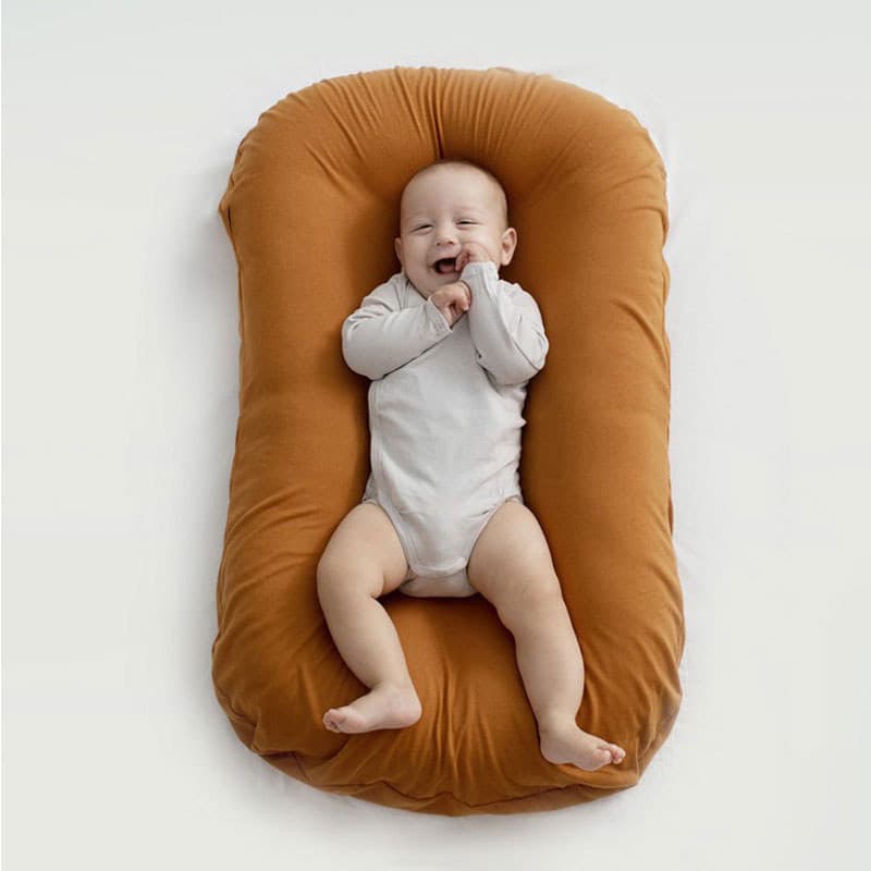 Bebê confortável almofada de dormir do bebê cama biônica anti-choque isolamento anti-pressão reconfortante berço de dorm