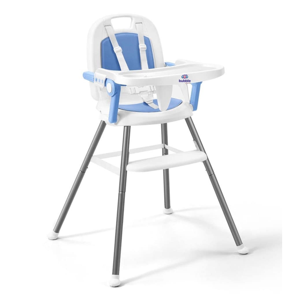 Cadeira de Alimentação Portátil Cherry 3 em 1 Azul - Bubble Baby