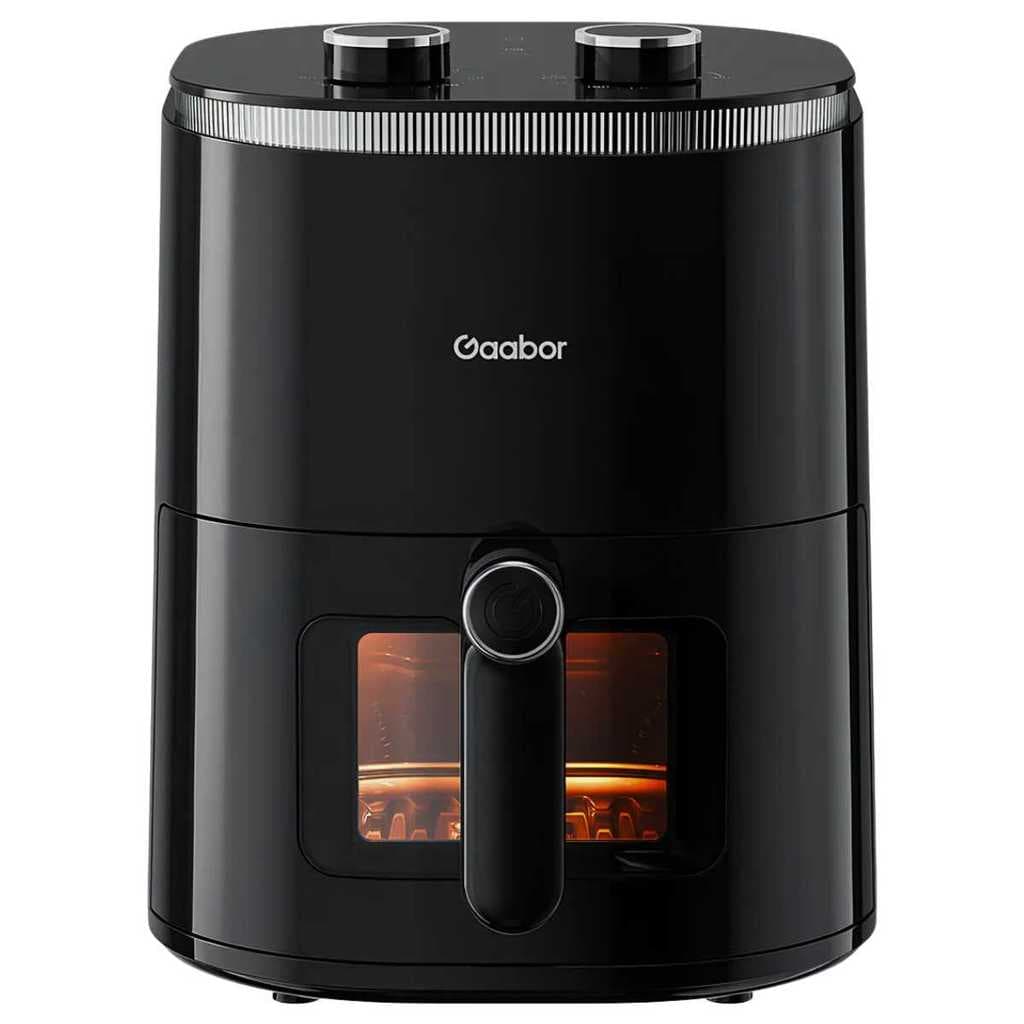 Air Fryer Fritadeira Sem Óleo  4,2L Gaabor Grande Potência 1350W Preta 220V