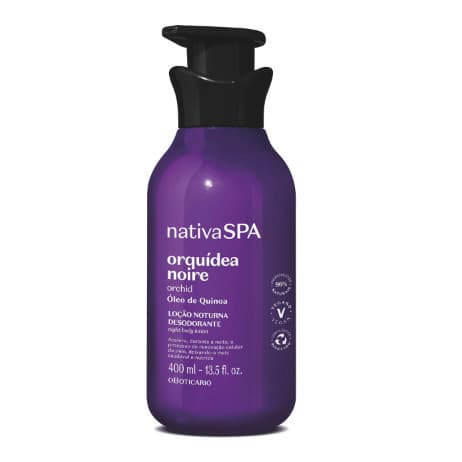 O Boticário Nativa SPA Hidratante Corporal -Orquídea Noire 400ml