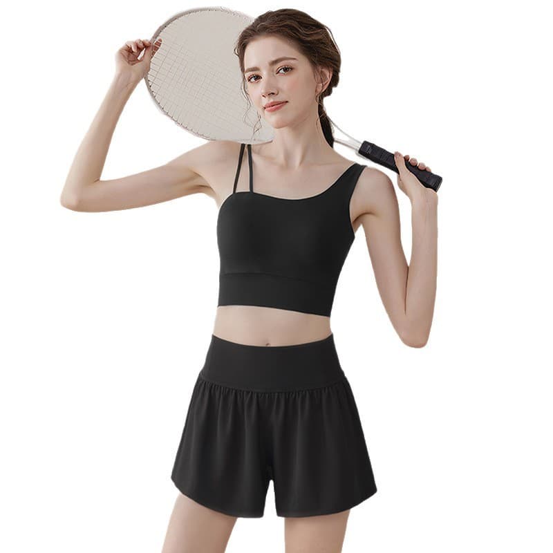 Roupa interior esportiva feminina pode usar fora de uma peça Yoga Pilates colete correndo roupas de Fitness terno superi