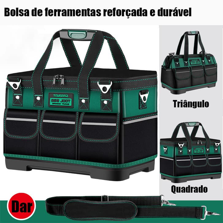 HANVIK Bolsa de Ferramentas Multifuncional Impermeável em Tecido Oxford Reforçado