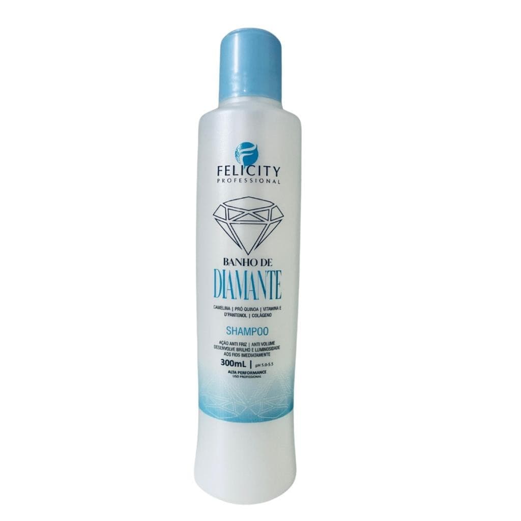 Shampoo Hidratante Banho de Diamantes Felicity Professional 300ml