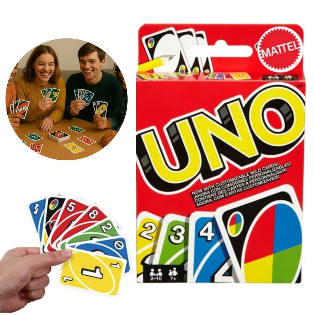 Jogo de Cartas Uno Original Diversão em Família e Amigos