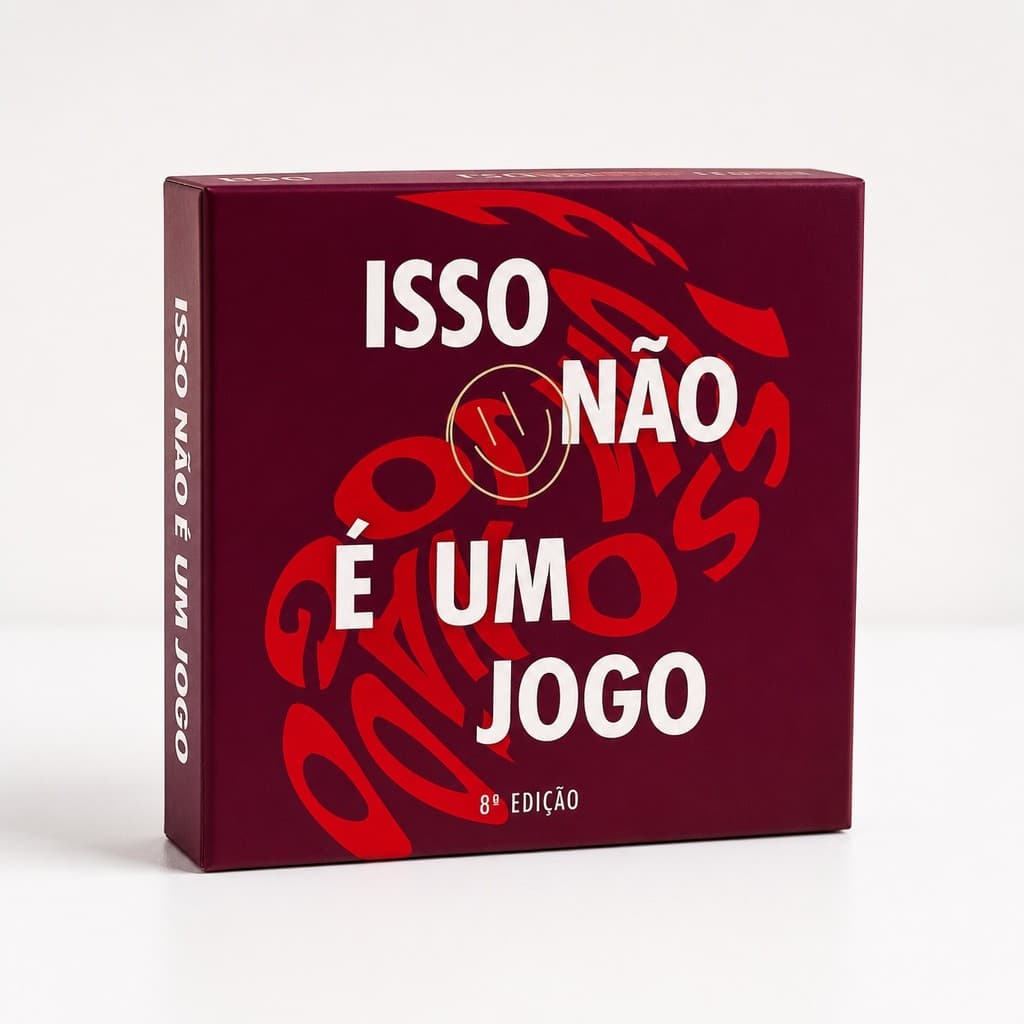 Isso Não É Um Jogo 8ª Edição | Jogo para Casais Amigos Família e Relacionamentos Auto Conhecimento Conexão Diversão