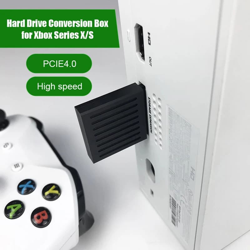Placa de Expansão para XBOX, Caixa de Armazenamento Externa para Xbox Series-X/S, Caixa de Armazenamento SSD M.2 NVME 22