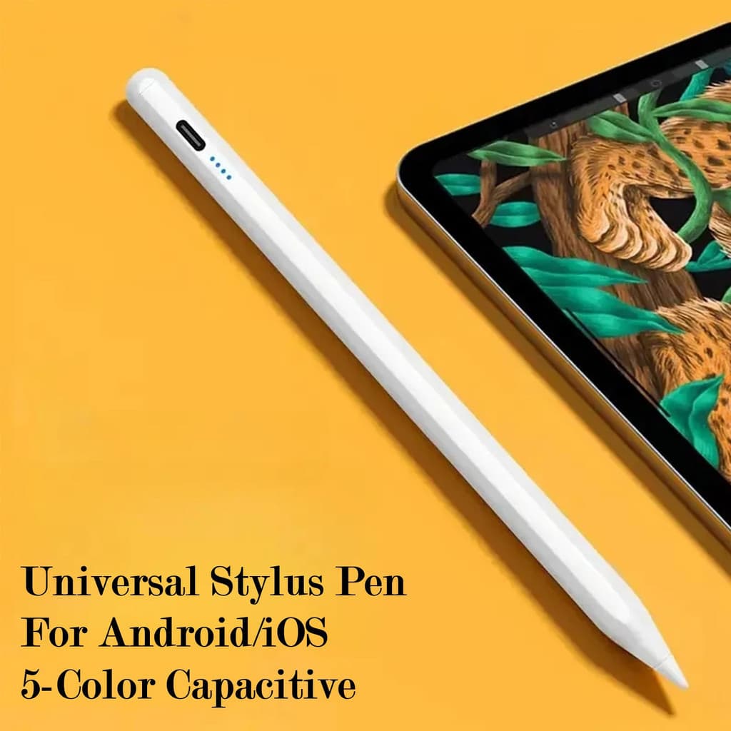 Caneta Stylus Universal para Android/iOS - Caneta capacitiva para tablets com tela sensível ao toque, disponível em 5 co